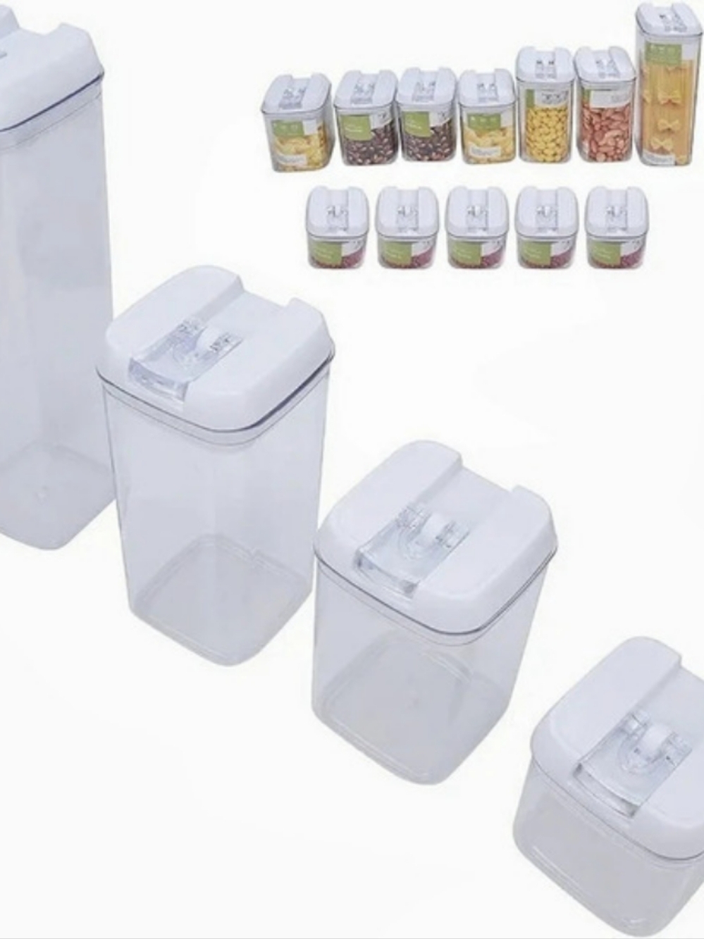Clear Food Storage Container Set - Picture 3 of 6